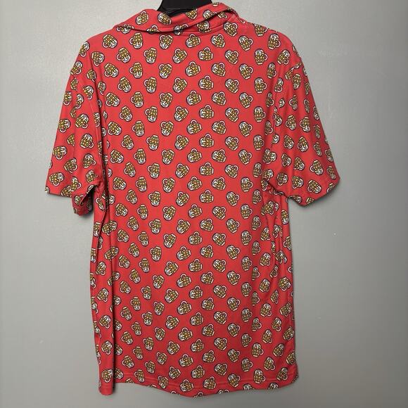 Royal & Awesome Men’s Cheer Red Beer Golf Polo Shirt Mug College Medium Frat - Picture 7 of 7